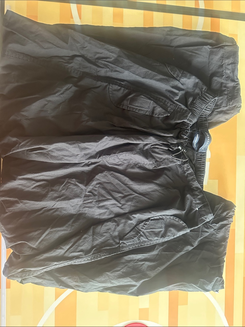 Aeropostale Black Track Jogger Pants